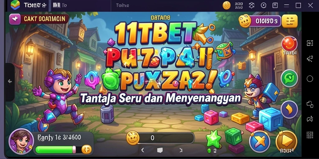 Tampilan gameplay utama 11TBET dengan puzzle menarik dan menantang.
