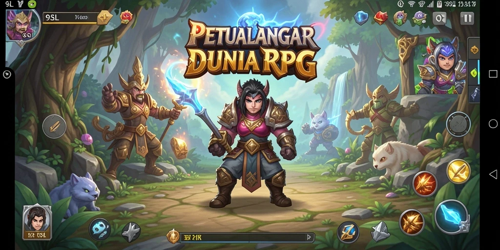 Screenshot yang menunjukkan aksi mendebarkan dalam gameplay 9SL.