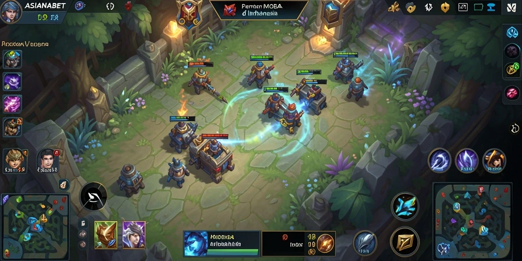 Tampilan gameplay seru dan dinamis dalam ASIANABET.