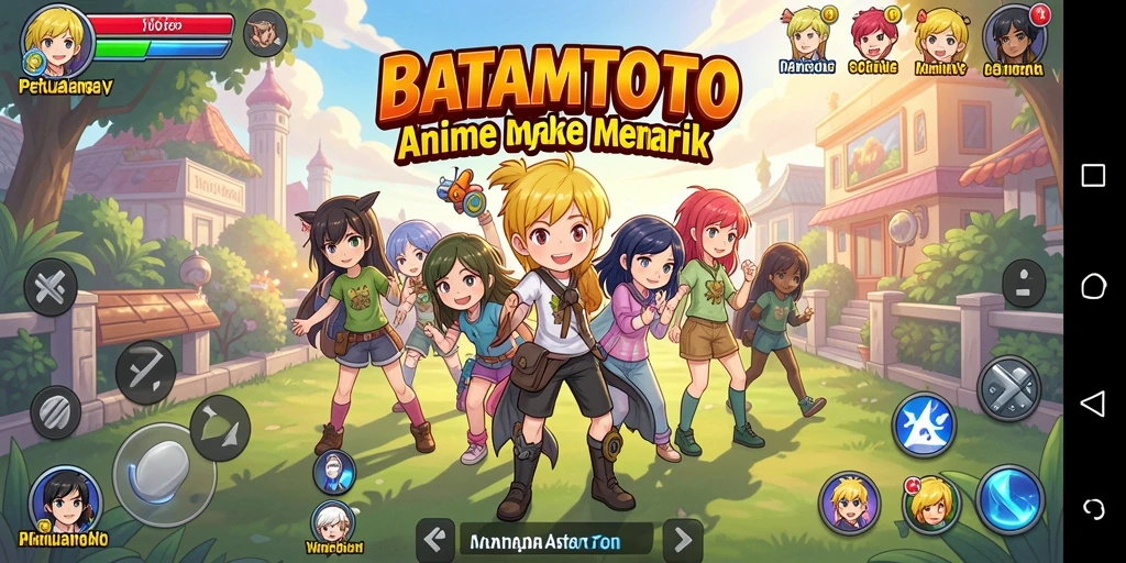 Screenshot gameplay menampilkan aksi seru dan karakter anime menarik.