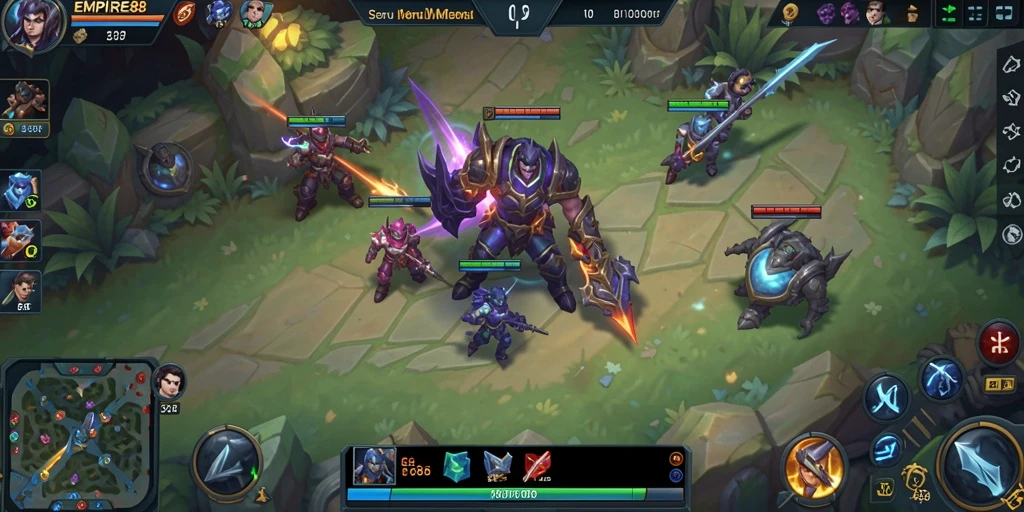 Tangkapan layar gameplay dari EMPIRE88 menunjukkan aksi pertarungan seru.