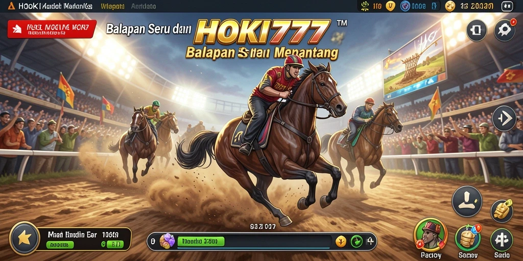 Tampilan aksi balapan seru di HOKI777 yang penuh adrenalin.