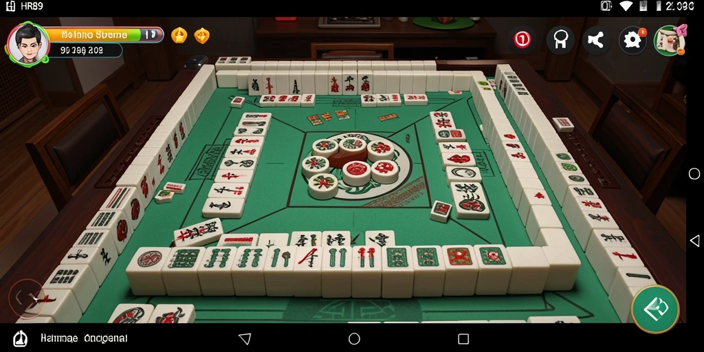 Tampilan gameplay Mahjong yang menarik di HR89.