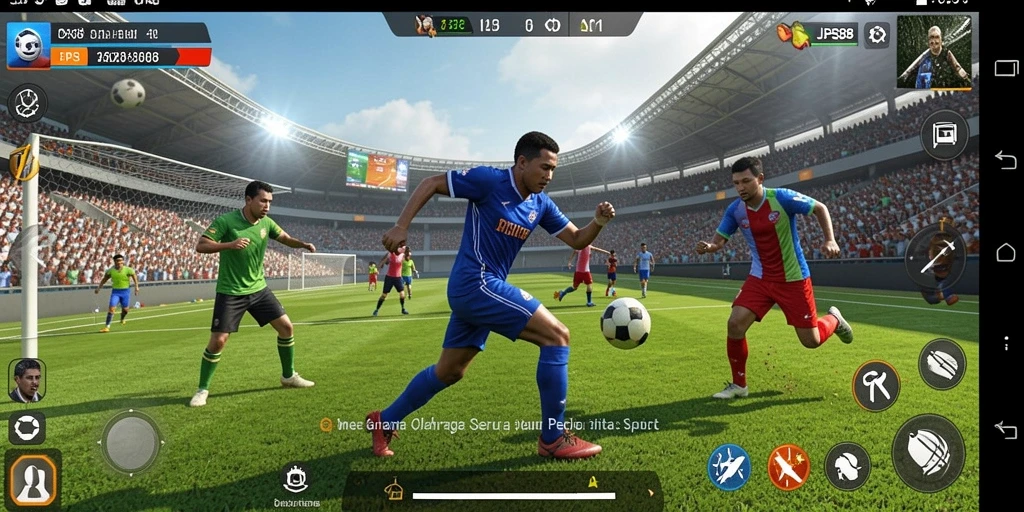 Gameplay seru dalam JPS88 yang menampilkan pertandingan olahraga.