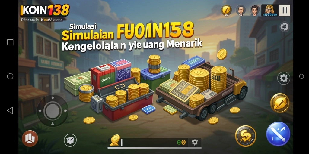 Tampilan menarik dari gameplay KOIN138 yang edukatif.