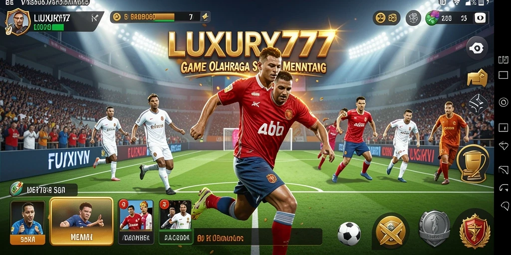 Gameplay LUXURY777 yang mendebarkan menampilkan aksi olahraga yang seru.