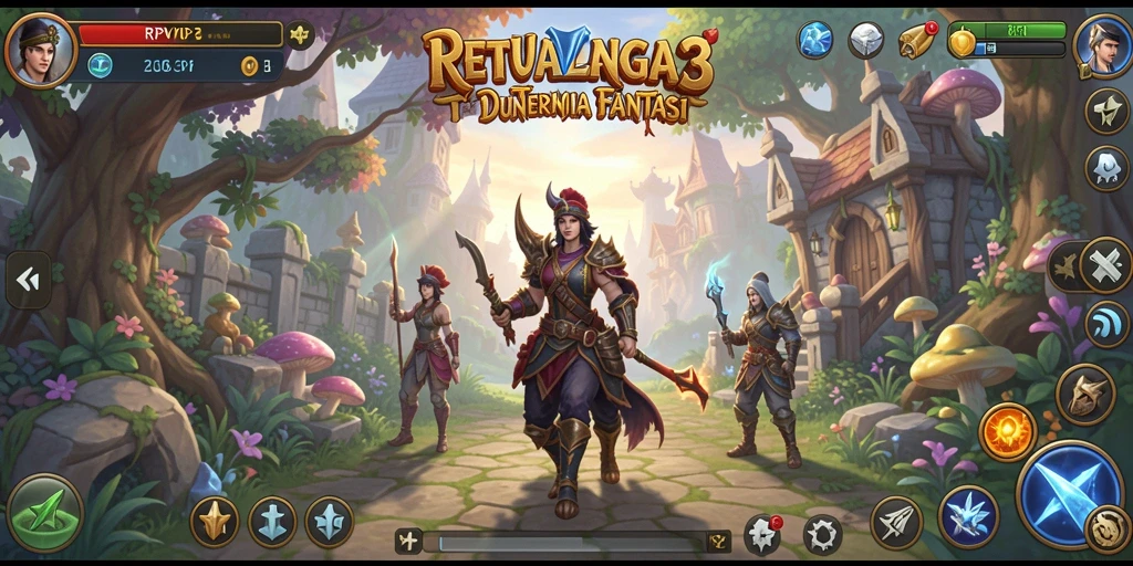 Tampilan menarik dari gameplay RPVIP3 yang penuh aksi petualangan.