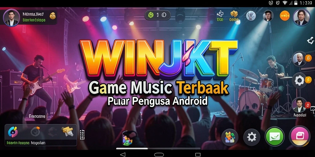 Gameplay menarik dalam aplikasi musik WINJKT yang seru.