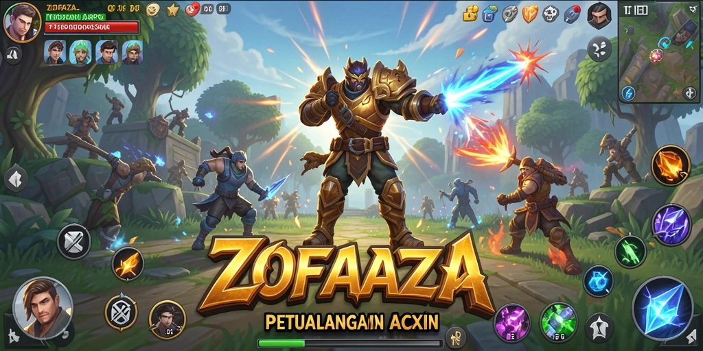 Gameplay menegangkan dalam dunia fantasi ZOFAZA.